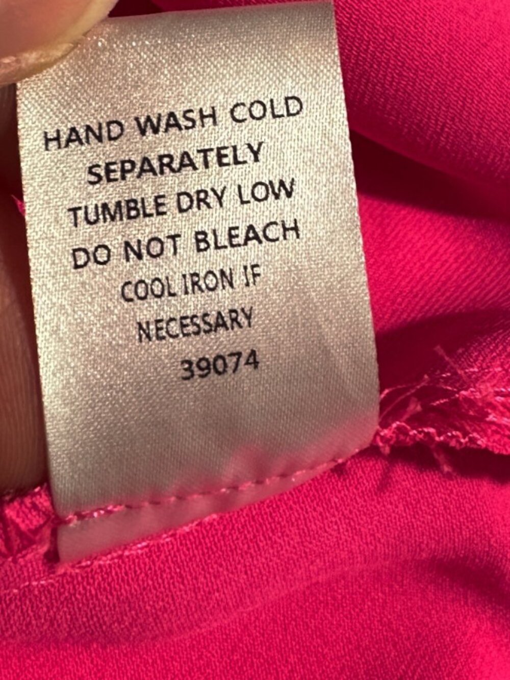 NWOT Women's Hot Pink Size Med Dress Sleeveless Surplice Cocktail Party Sexy - Picture 8 of 8